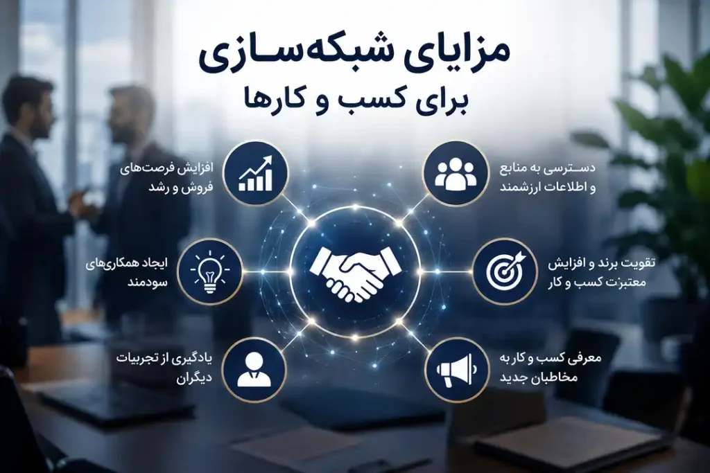 مزایای شبکه‌سازی برای کسب و کارها